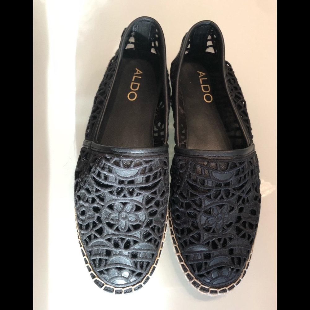 NWOT - Aldo black espadrilles- never worn!!